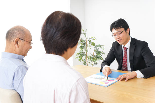 istock Aged couple and businessman 923170680