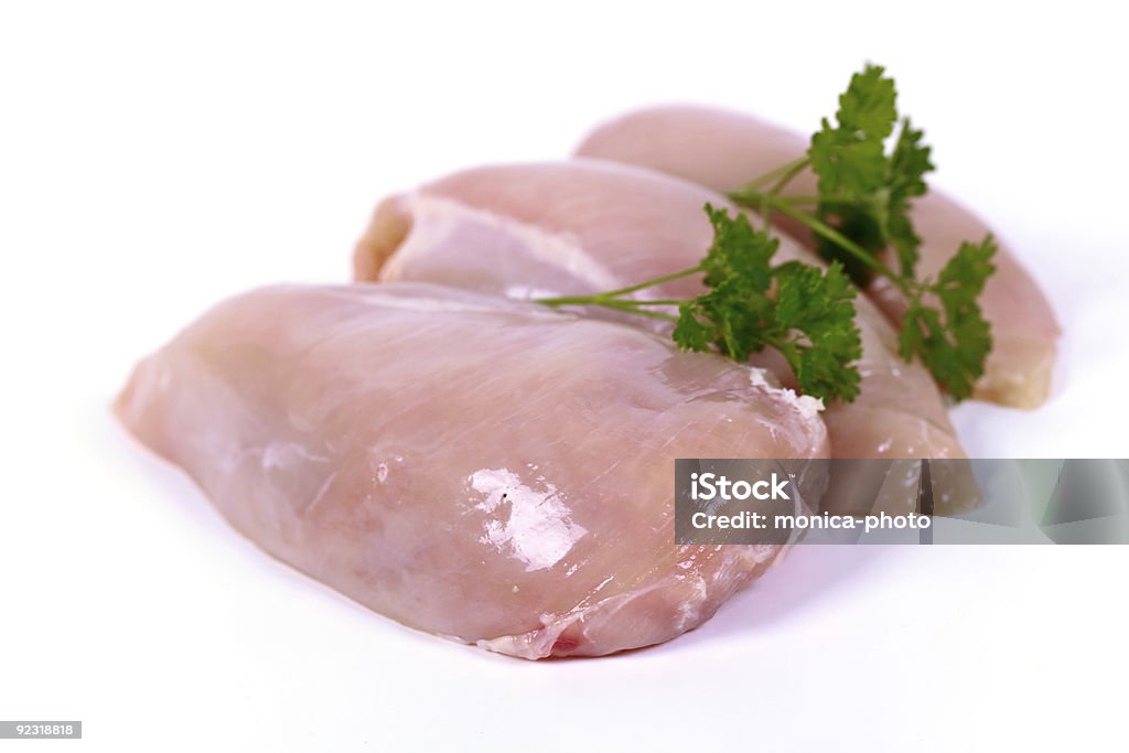 鶏の胸肉 fillets 、白背景 - たんぱく質のロイヤリティフリーストックフォト