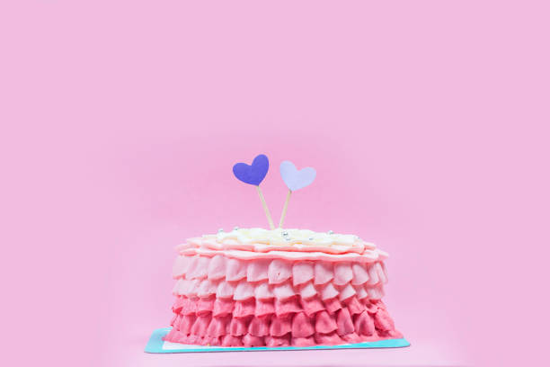 istock Birthday cake with colorful greeting 923216824