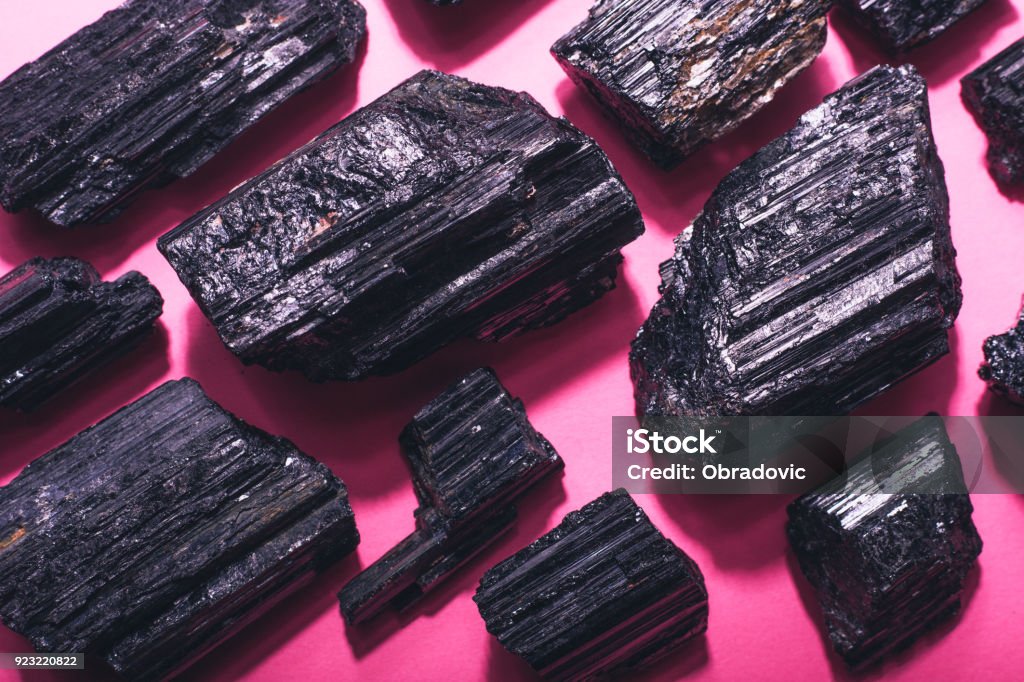 Black tourmaline abstract background Black tourmaline abstract background minimalism Tourmaline - Gem Stock Photo Black tourmaline abstract background Black tourmaline abstract background minimalism Tourmaline - Gem Stock Photo