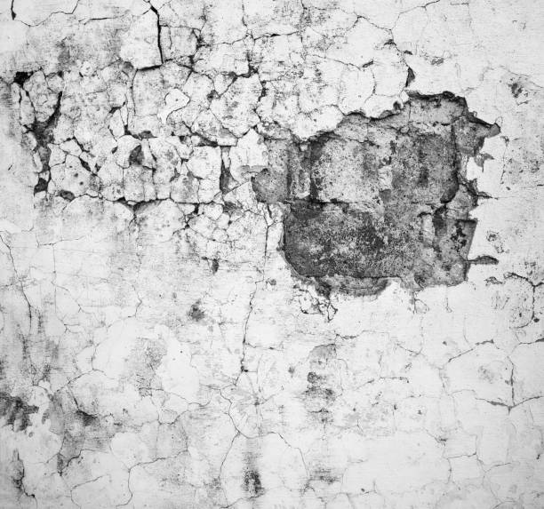 istock Close-up gray grunge old cracked wall texture 923228702