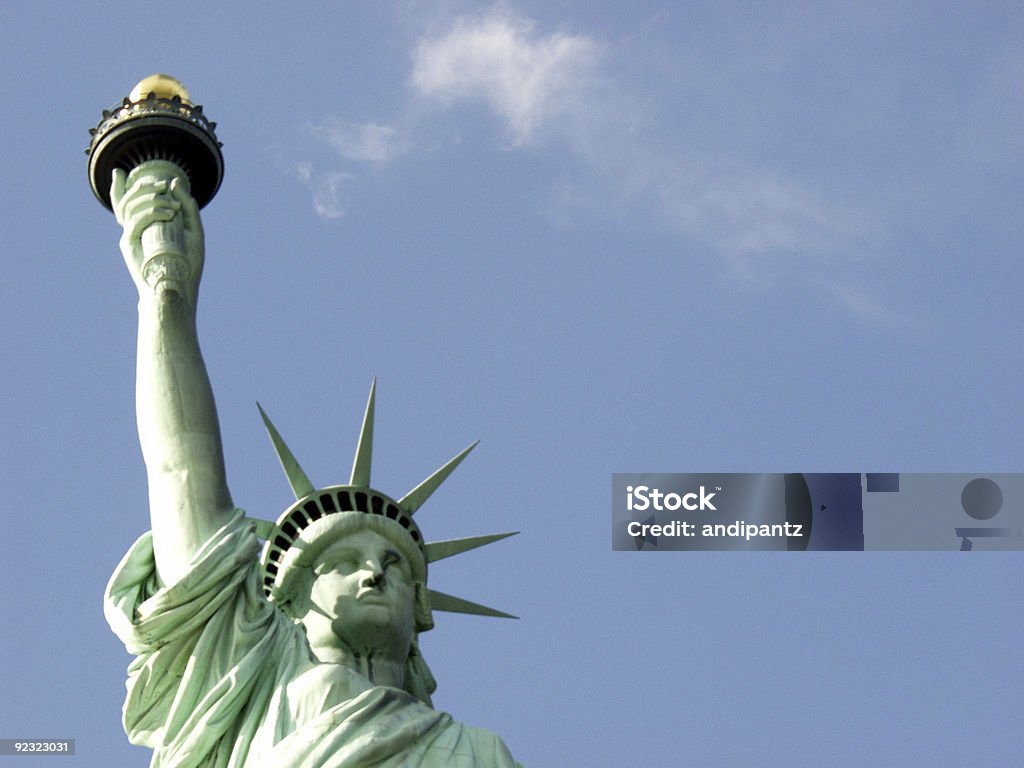 Statua della Libertà - Foto stock royalty-free di Blu
