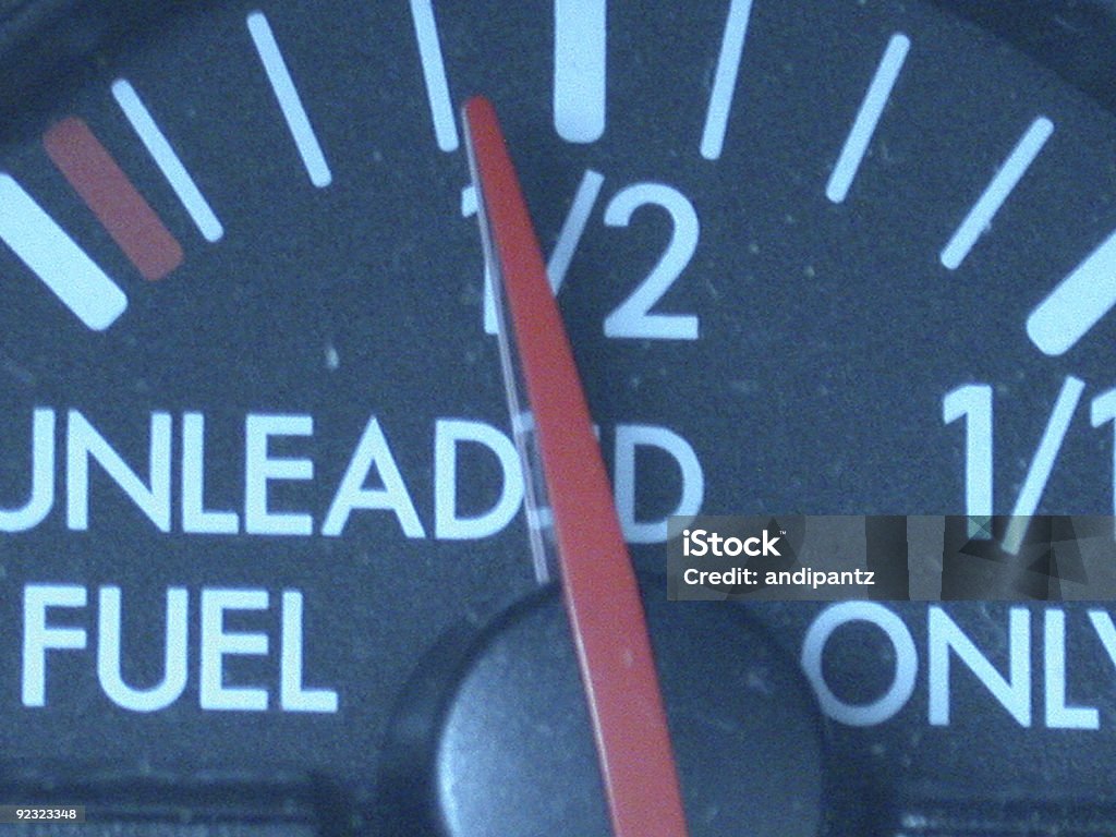 fuel gauge - Lizenzfrei Anzeigeinstrument Stock-Foto