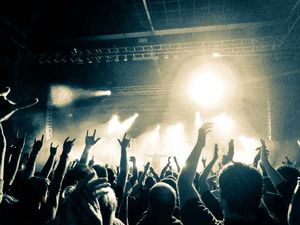 istock Concert crowd in front of a live stage 923233932