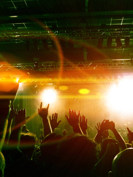 istock Concert crowd in front of a live stage 923234010