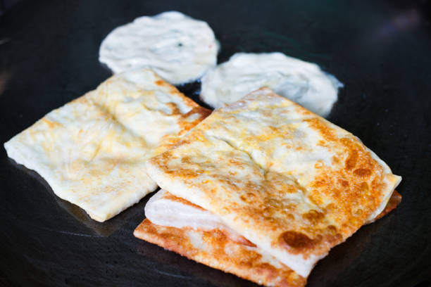 istock Indian Roti or bread being baked on the pan 923237954