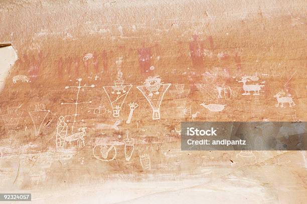 Fremont Rock Art - zdjęcia stockowe i więcej obrazów Archeologia - Archeologia, Bez ludzi, Bliskie zbliżenie