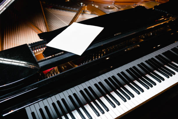 istock Beautiful close-up of piano keys 923240764