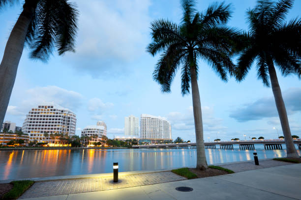 istock Brickell Key and Brickell Key Drive in Miami 923244112