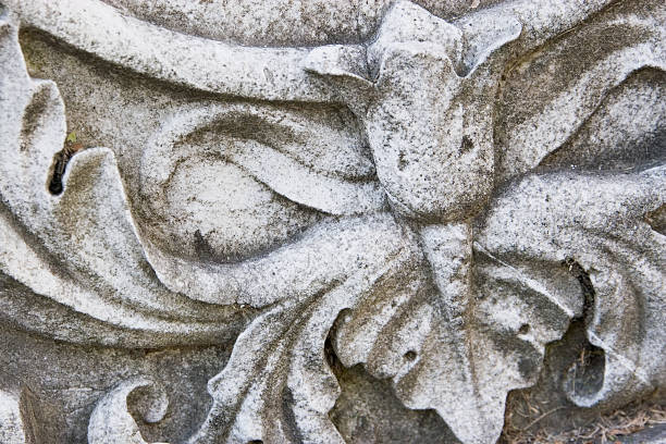 pedra flora - etching tan stone textured imagens e fotografias de stock
