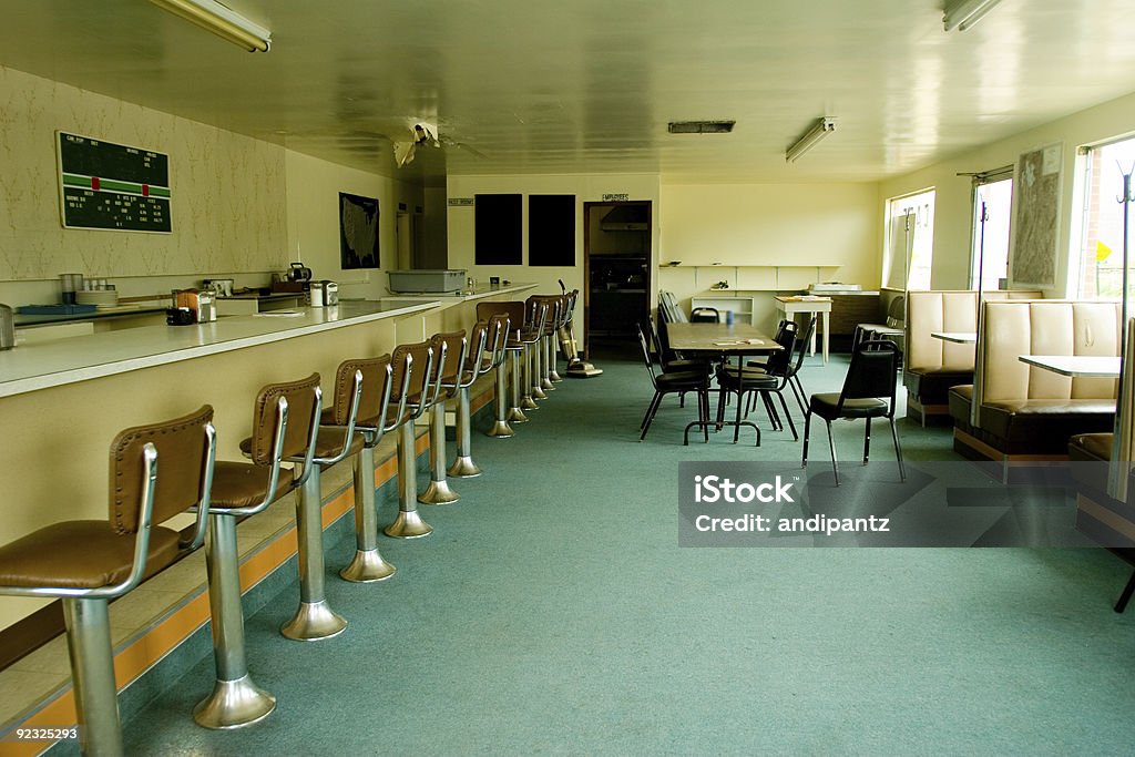 Abandonado Diner - Foto de stock de Lanchonete royalty-free