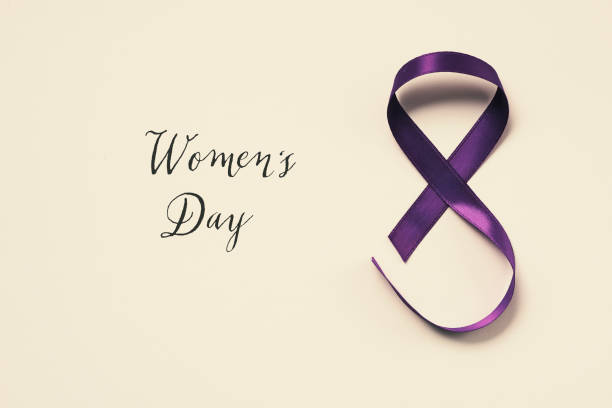 istock ribbon as an 8, for march 8, and text womens day 923255496