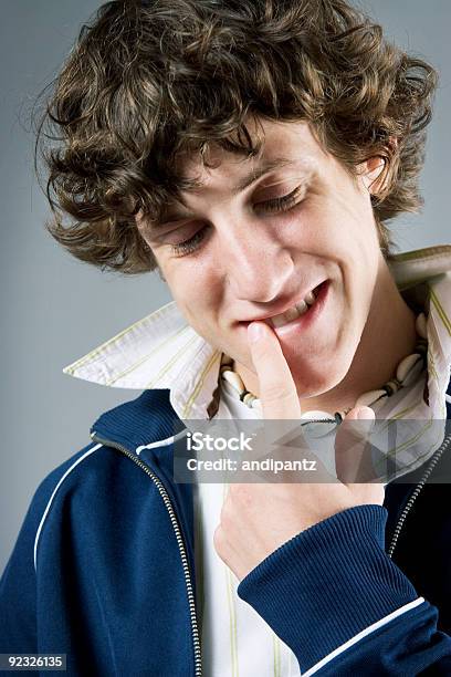 Foto de Tímido Guy e mais fotos de stock de Adolescente - Adolescente, Adulto, Comportamento