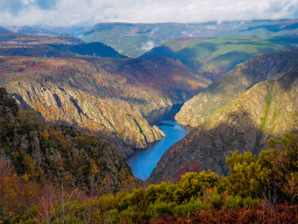 istock lights and shadows in the Sil Canyon 923262510