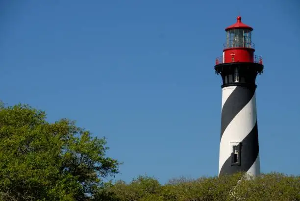 Historic St. Augustine, Florida lighthouse background