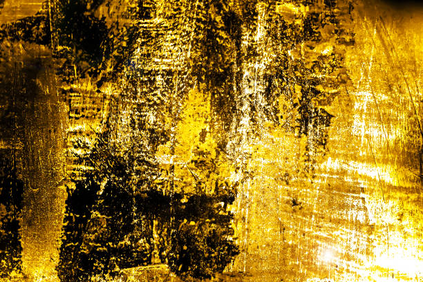 istock Textured golden metallic shining background 923266780