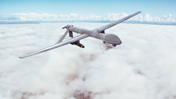 Drones military stock photo