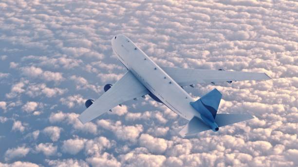 istock Commercial Airplane in the sky 923271066