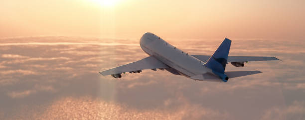 istock Commercial Airplane in the sky 923271074