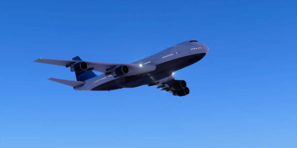istock Commercial Airplane in the sky 923271176