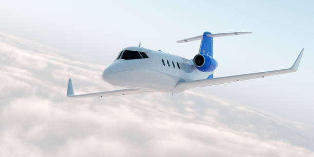 istock Corporate jet in the sky 923271330