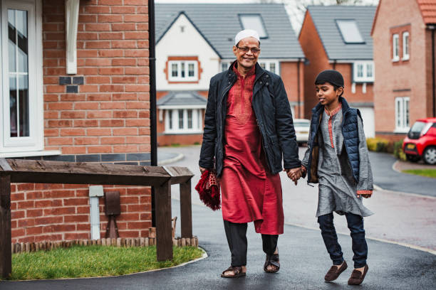 istock Walking with his Grandfather 923274136