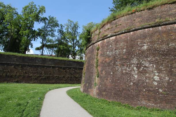 istock Medieval walls of Lucca 923282640