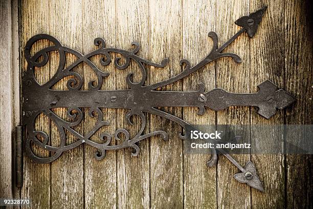 Iron And Wood Stock Photo - Download Image Now - Antique, Backgrounds, Brown