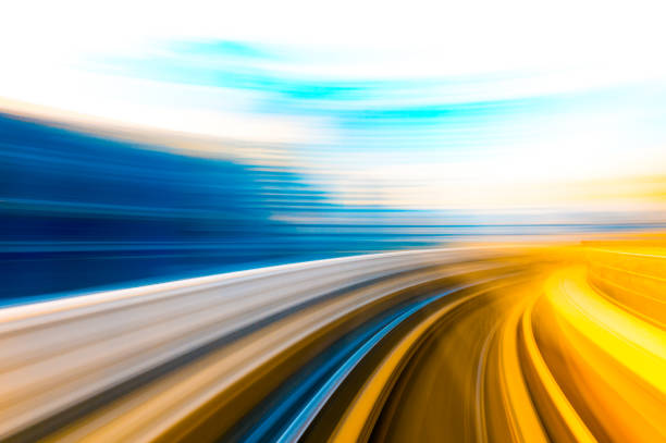istock Speed motion in urban highway road tunnel 923288560