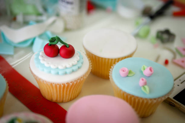 istock Homemade fondant cupcakes. 923290044