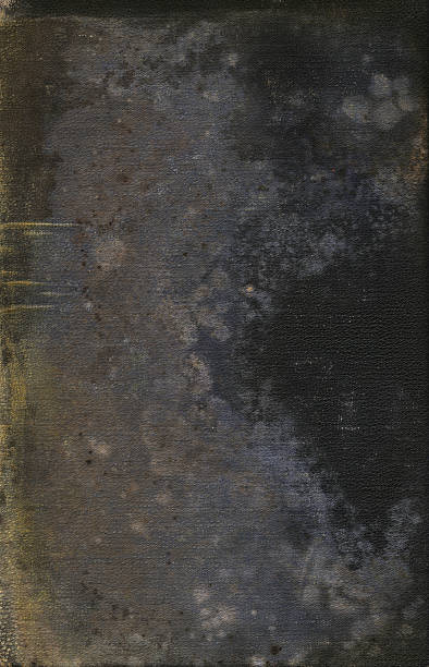 istock Black grunge background with stains and spots 92329493