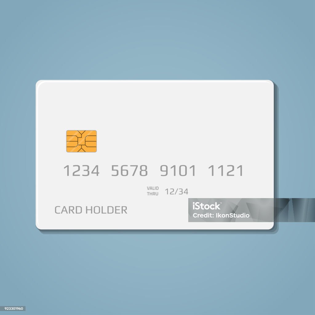 Carte de débit bancaire crédit - clipart vectoriel de Carte de crédit libre de droits