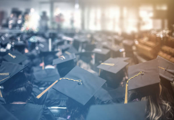 Graduation day. Commencement day.  Education Concept. Graduation day. Commencement day.  Education Concept. post secondary education photos stock pictures, royalty-free photos & images