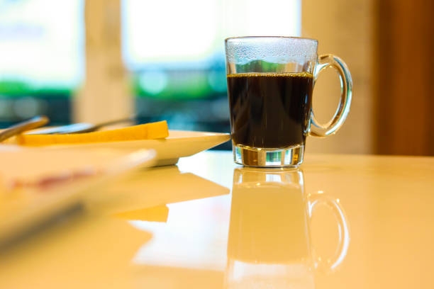 Cup of coffee on the table