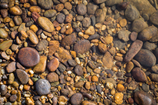 istock Nature concept background of river beach stone 923310102