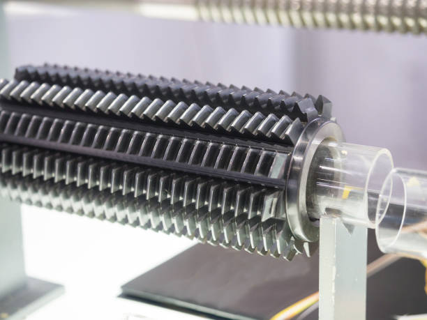istock High accuracy carbide endmill for high precision cutting automotive part by CNC machining center 923314630