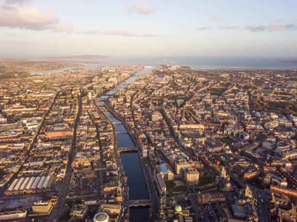 istock Evening sunlight over Dublin city centre, Dublin, Ireland. 923316806