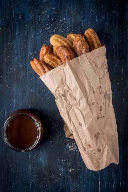 istock Sweet homemade churros 923334858