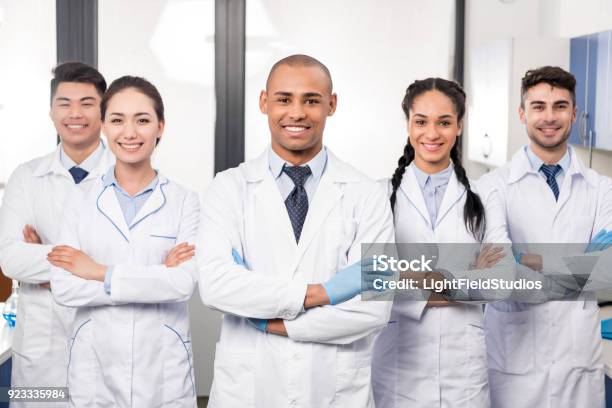 Team Of Professional Doctors Stock Photo - Download Image Now - Doctor, Sports Team, Teamwork