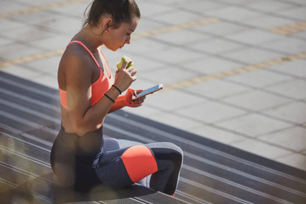 istock Woman resting after exercising. 923352112