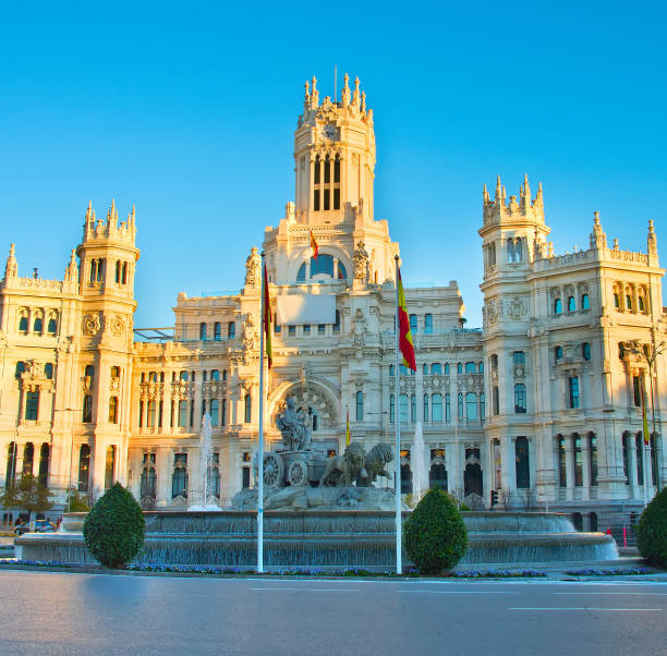 istock Cybele's Square at sunset. Madrid 923371564