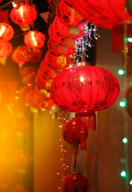 istock Chinese new year lanterns in chinatown area 923375966