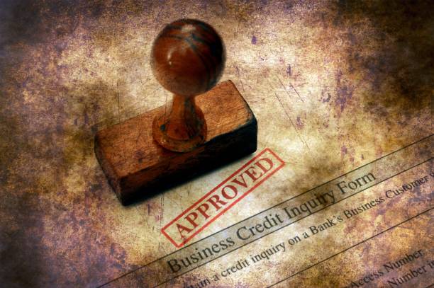 istock Business credit - approved grunge concept 923379460