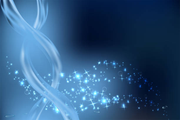 istock science concept, blue background with space for text for cosmetic or healthcare product 923383642