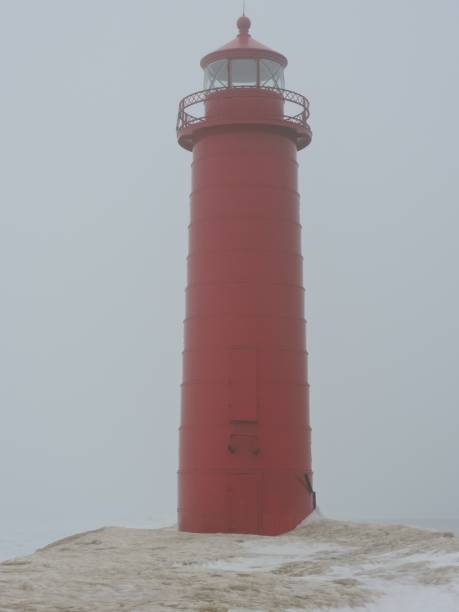 istock Foggy day on Lake Michigan 923385928