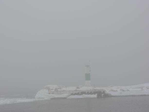 istock Foggy day on Lake Michigan 923386512