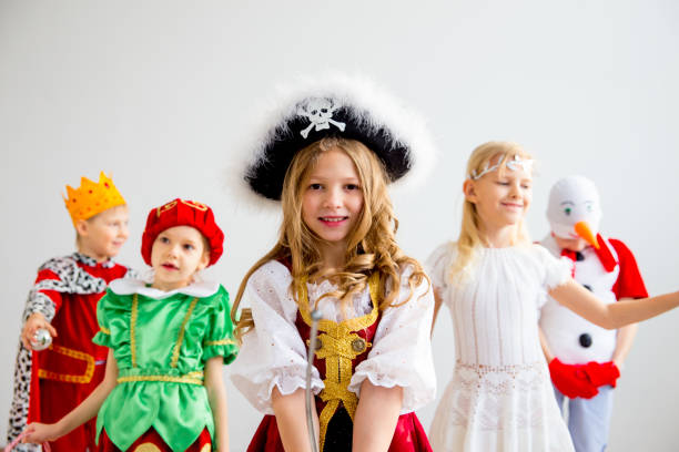 istock Kids costume party 923393756