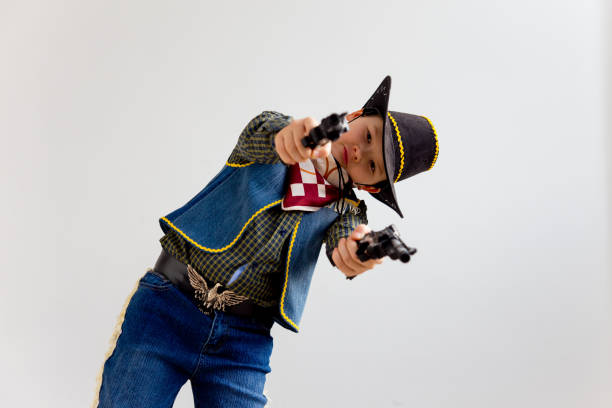 istock Boy in a cowboy costume 923394220