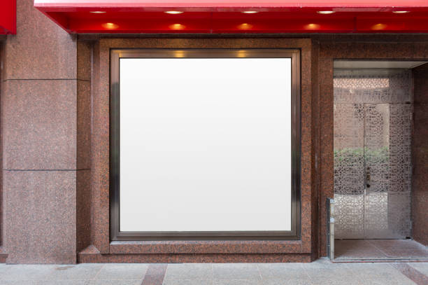 istock Shop Boutique Store Front with Big Window and Place for Name 923397416