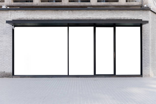 istock Shop Boutique Store Front with Big Window and Place for Name 923401108